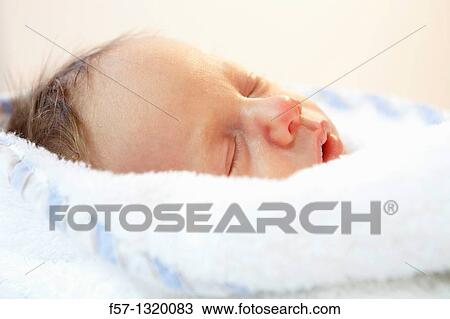 Three week old baby boy View Large Photo Image Stock Image - Three week old baby boy. Fotosearch