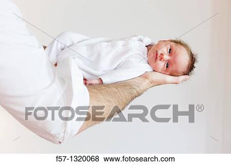 Three week old baby boy View Large Photo Image Stock Photo - Three week old baby boy. Fotosearch