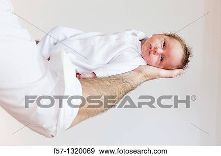 Three week old baby boy View Large Photo Image Stock Photo - Three week old baby boy. Fotosearch