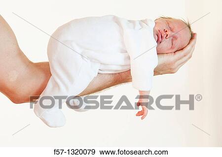 Three week old baby boy View Large Photo Image Stock Photo - Three week old baby boy. Fotosearch