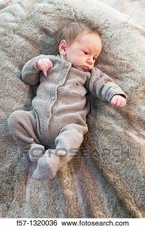 Three week old baby boy View Large Photo Image Stock Photograph - Three week old baby boy. Fotosearch