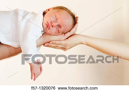 Three week old baby boy View Large Photo Image Stock Photograph - Three week old baby boy. Fotosearch