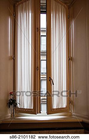 Stock Image - Through a Milan, Italy Window.. Fotosearch