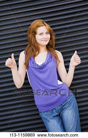 Stock Photo - Thumbs up!. Fotosearch