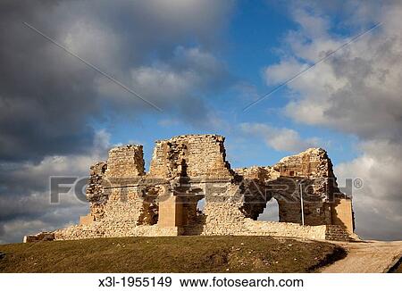 Tiebas castle. Navarre. Spain View Large Photo Image Stock Photo - Tiebas castle. Navarre. Spain. Fotosearch