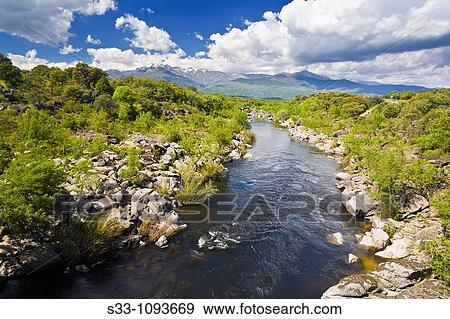Tietar river and Sierra de Gredos, Candeleda, Avila province, Castilla-Leon, Spain View Large Photo Image Stock Photo - Tietar river and Sierra de Gredos, Candeleda, Avila province, Castilla-Leon, Spain. Fotosearch
