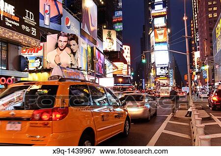 Stock Photo - Times Square, 42nd Street, New York City, 2011,. Fotosearch