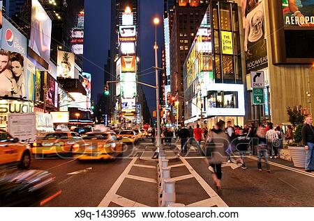 Times Square, 42nd Street, New York City, 2011, View Large Photo Image Stock Photography - Times Square, 42nd Street, New York City, 2011,. Fotosearch