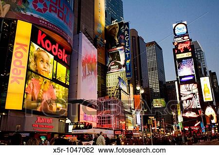 Times Square at night, Manhattan, New York City, USA View Large Photo Image Stock Image - Times Square at night, Manhattan, New York City, USA. Fotosearch