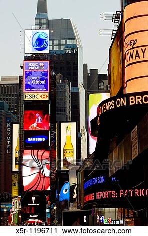 Stock Image - Times Square, Manhattan, New York City, USA. Fotosearch