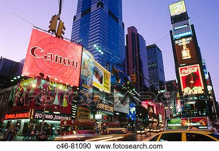 Times Square, Manhattan, NYC. USA View Large Photo Image Stock Image - Times Square, Manhattan, NYC. USA. Fotosearch