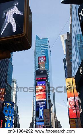 Stock Image - Times Square, Midtown, Manhattan, New York, New York City, United States, USA.. Fotosearch