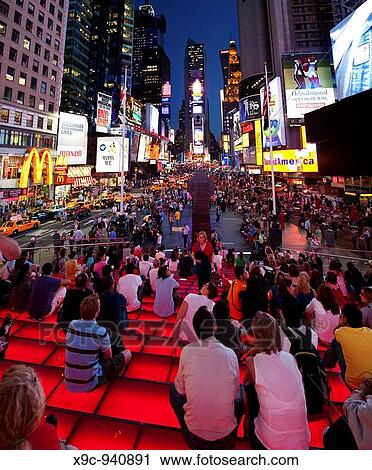 Stock Image - Times Square, New York City. Fotosearch