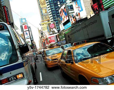 Stock Image - Times Square, New York City. Fotosearch