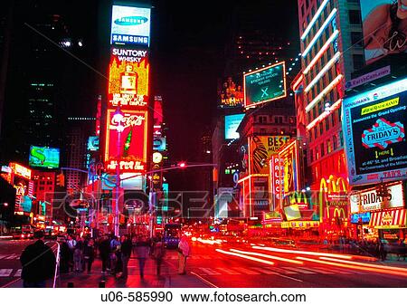 Times Square. New York City. USA View Large Photo Image Stock Image - Times Square. New York City. USA. Fotosearch