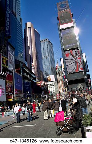 Times Square, New York City, USA View Large Photo Image Stock Photograph - Times Square, New York City, USA. Fotosearch