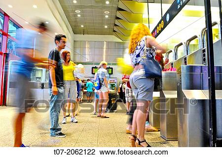 Times Square Subway, 42nd Street, Rush Hour, Midtown Manhattan, Broadway, New York City, USA. View Large Photo Image Stock Image - Times Square Subway, 42nd Street, Rush Hour, Midtown Manhattan, Broadway, New York City, USA.. Fotosearch