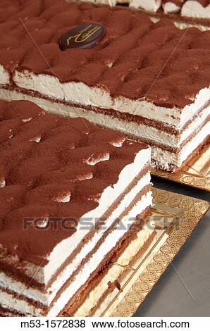 Tiramisu pastry View Large Photo Image Stock Photo - Tiramisu pastry. Fotosearch