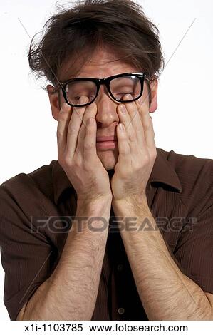 Tired man View Large Photo Image Stock Photography - Tired man. Fotosearch