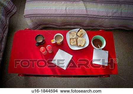 toast, coffee with milk and grated tomato View Large Photo Image Picture - toast, coffee with milk and grated tomato. Fotosearch