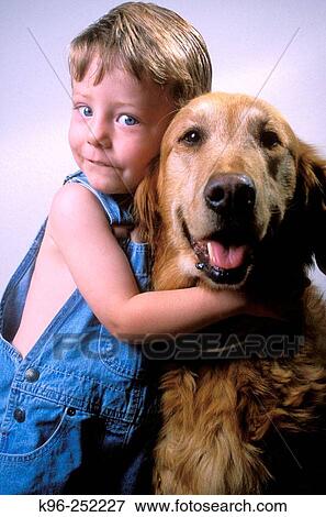 Toddler and His Dog View Large Photo Image Stock Photo - Toddler and His Dog. Fotosearch