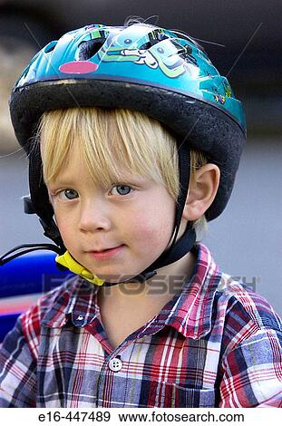 toddler with bike helmet View Large Photo Image Stock Photo - toddler with bike helmet. Fotosearch