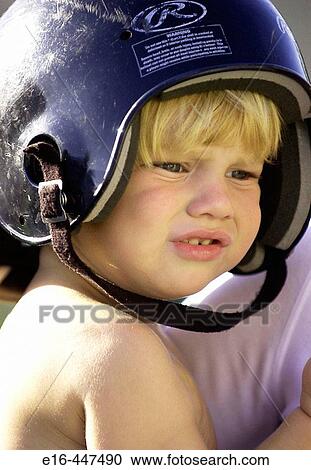 toddler with helmet View Large Photo Image Stock Image - toddler with helmet. Fotosearch