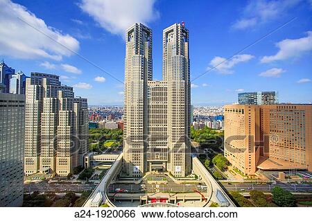 Tokyo City Hall, Japan View Large Photo Image Stock Photograph - Tokyo City Hall, Japan. Fotosearch