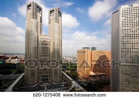Tokyo Metropolitan Government building, Shinjuku district, Tokyo, Japan View Large Photo Image Stock Photo - Tokyo Metropolitan Government building, Shinjuku district, Tokyo, Japan. Fotosearch