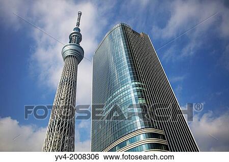 Tokyo Sky Tree, Tokyo, Japan. View Large Photo Image Stock Photograph - Tokyo Sky Tree, Tokyo, Japan.. Fotosearch