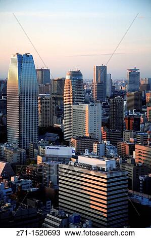 Tokyo skyline, general aerial view, Japan View Large Photo Image Stock Image - Tokyo skyline, general aerial view, Japan. Fotosearch