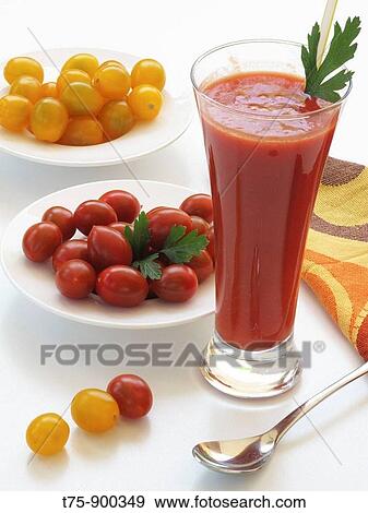 Stock Photo - Tomato juice. Fotosearch