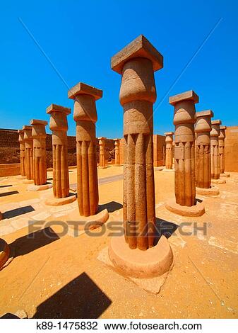 Stock Image - Tomb of Horemheb, New archaeological discoveries, Saqqara, Egypt. Fotosearch