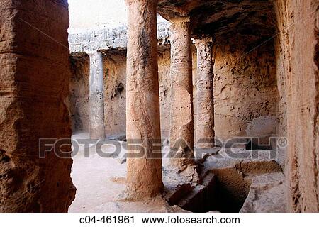 Stock Image - Tombs of the Kings. Paphos. Cyprus.. Fotosearch
