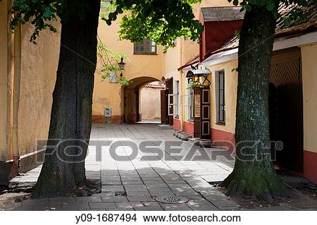 Toompea Hill street, Tallinn, Harju, Estonia View Large Photo Image Picture - Toompea Hill street, Tallinn, Harju, Estonia. Fotosearch
