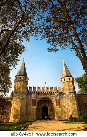 Topkapi Palace, Istanbul, Turkey View Large Photo Image Stock Image - Topkapi Palace, Istanbul, Turkey. Fotosearch