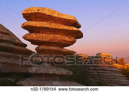 Torcal de Antequera, MBlaga province, Andalusia, Spain. View Large Photo Image Picture - Torcal de Antequera, MBlaga province, Andalusia, Spain.. Fotosearch