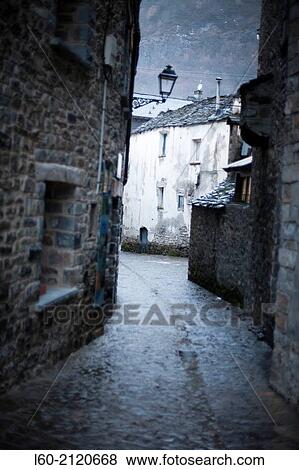 Stock Photo - Torla, National Park Ordesa and Monte Perdido, Arag? n, Spain.. Fotosearch