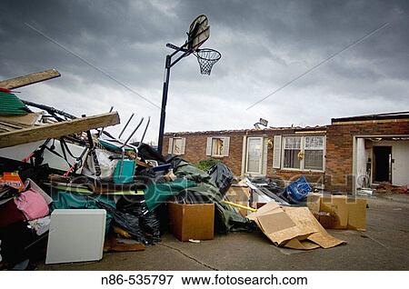 Tornado damage View Large Photo Image Stock Photo - Tornado damage. Fotosearch