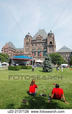 Toronto Canada: the Ontario Government Building during Canada Day, 1st July View Large Photo Image Stock Photo - Toronto Canada: the Ontario Government Building during Canada Day, 1st July. Fotosearch