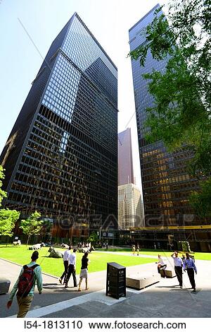 Toronto Dominion Center Downtown city life Toronto Ontario Canada centre View Large Photo Image Stock Image - Toronto Dominion Center Downtown city life Toronto Ontario Canada centre. Fotosearch