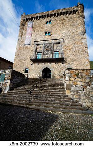 Torre del Infantado or Infantado tower. Potes, Comarca de Li? bana, Cantabria, Spain. View Large Photo Image Stock Photo - Torre del Infantado or Infantado tower. Potes, Comarca de Li? bana, Cantabria, Spain.. Fotosearch