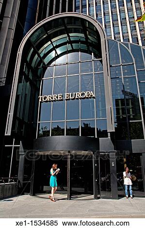 Torre Europa, arq Miguel Oriol Ybarra, Madrid, Spain View Large Photo Image Stock Photography - Torre Europa, arq Miguel Oriol Ybarra, Madrid, Spain. Fotosearch