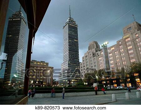 Torre Latinoamericana. Mexico City View Large Photo Image Stock Image - Torre Latinoamericana. Mexico City. Fotosearch