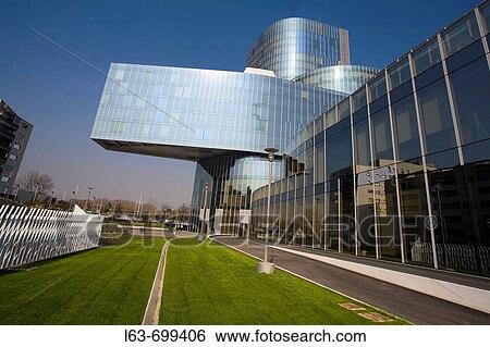 Torre Mare Nostrum, head office of Gas Natural (Spanish gas company), by Enric Miralles and Benedetta Tagliabue, Barcelona. Catalonia, Spain View Large Photo Image Stock Photograph - Torre Mare Nostrum, head office of Gas Natural (Spanish gas company), by Enric Miralles and Benedetta Tagliabue, Barcelona. Catalonia, Spain. Fotosearch