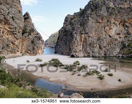 Torrent de Pareis, Mallorca, Spain View Large Photo Image Stock Image - Torrent de Pareis, Mallorca, Spain. Fotosearch