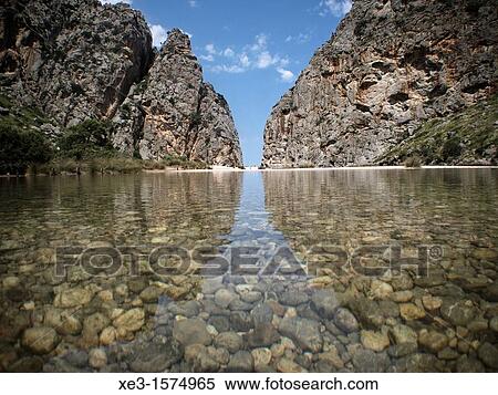 Stock Photography - Torrent de Pareis, Mallorca, Spain.. Fotosearch