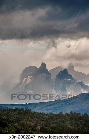 Torres del Paine National Park Chile. View Large Photo Image Stock Photo - Torres del Paine National Park Chile.. Fotosearch