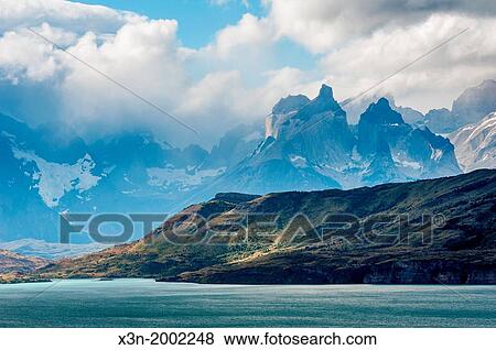 Stock Photo - Torres del Paine National Park Chile.. Fotosearch