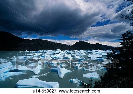 Stock Photo - Torres del Paine National Park. Patagonia, Chile. Fotosearch